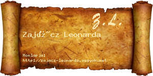 Zajácz Leonarda névjegykártya